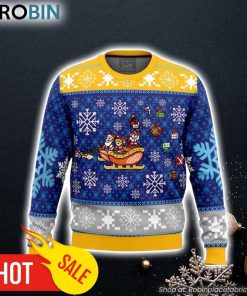 Mega Merry Christmas Mega Man Ugly Christmas Sweater 3D For Men and Women