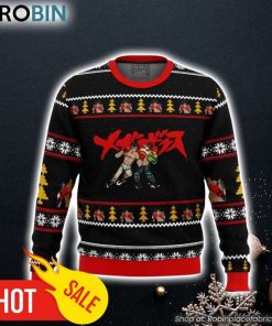 Megalo Box Sprites Ugly Christmas Sweater 3D For Men and Women