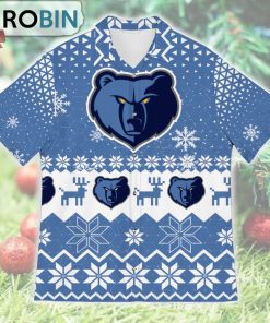 Memphis Grizzlies Ugly Christmas Design Short Sleeve Shirt
