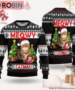 Meowy Ugly Christmas Sweater