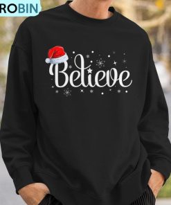 merry-christmas-believe-in-santa-claus-family-pajamas-ugly-christmas-sweatshirt-3