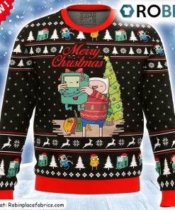 merry-christmas-bmo-finn-aventure-timeugly-christmas-sweatshirt-sweater-1