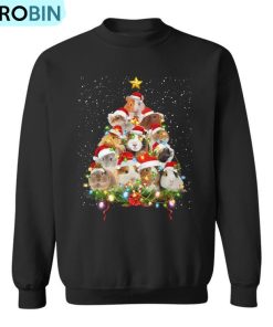 Merry Christmas Guinea Pig Christmas Ornament Tree Santa Ugly Christmas Sweatshirt Merry Christmas Guinea Pig Christmas Ornament Tree Santa Ugly Christmas Sweatshirt