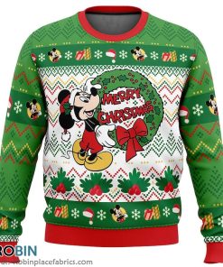Merry Christmas Mouse Christmas Ugly Sweater 3D Printed