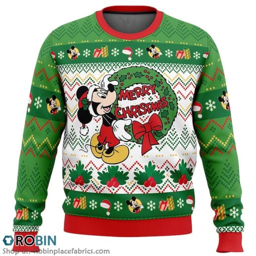 Merry Christmas Mouse Christmas Ugly Sweater 3D Printed