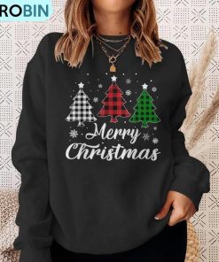 merry-christmas-tree-xmas-buffalo-plaid-red-white-green-ugly-christmas-sweatshirt-4