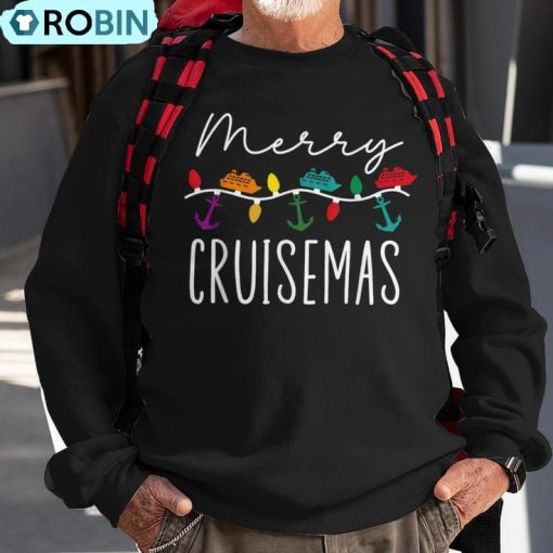 Merry Cruisemas Family Cruise Christmas Cruisin Crew Ugly Christmas Sweatshirt