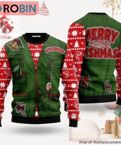 Merry Fishmas Ugly Christmas Sweater