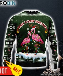 Merry Flockin Christmas Ugly Christmas Sweater Gift For Pet Lovers
