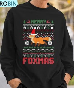 merry-foxtmas-ugly-christmas-sweater-fox-santa-hat-ugly-christmas-sweatshirt-3