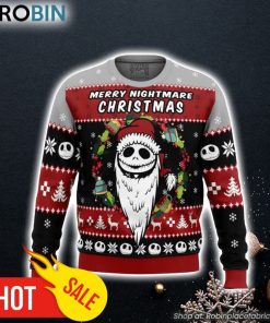 Merry Nightmare The Nightmare Before Christmas Ugly Christmas Sweater 3D For Men and Women
