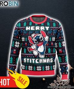 Merry Stitchmas Stitch Ugly Christmas Sweater 3D For Men and Women