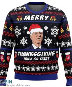 Merry Thanksgiving President Christmas Ugly Sweater 3D Printed