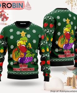 Merry Vegan Ugly Christmas Sweater