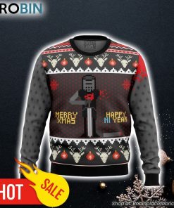 Merry Xmas and Happy Ni Year Monty Python Ugly Christmas Sweater 3D For Men and Women