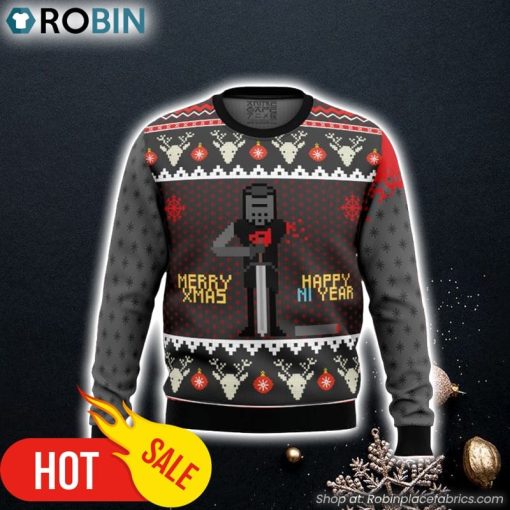 Merry Xmas and Happy Ni Year Monty Python Ugly Christmas Sweater 3D For Men and Women