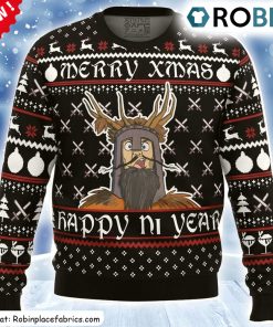 Merry Xmas Happy Ni Year Monty Python Ugly Christmas Sweatshirt, Sweater