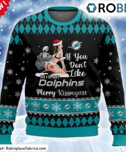 Miami Dolphins Kissmyass Ugly Sweater