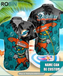 Miami Dolphins Tiki Man NFL Hawaiian Shirt