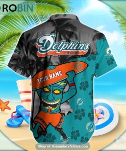 Miami Dolphins Tiki Man NFL Hawaiian Shirt Miami Dolphins Tiki Man NFL Hawaiian Shirt