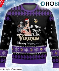 Minnesota Vikings Kissmyass Ugly Sweater