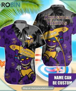 Minnesota Vikings Tiki Man NFL Hawaiian Shirt