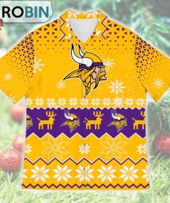 Minnesota Vikings Ugly Christmas Design Short Sleeve Shirt Minnesota Vikings Ugly Christmas Design Short Sleeve Shirt