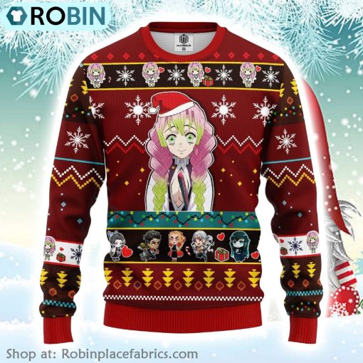 Mitsuri Kanroji Demon Slayer Anime Ugly Christmas Sweater