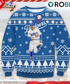 Mlb La Dodgers Ugly Christmas Sweatshirt, Sweater