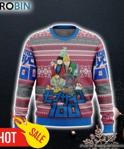 Mob Psycho 100 Alt Ugly Christmas Sweater 3D For Men and Women