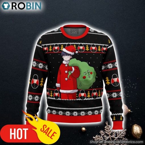 Mob Psycho 100 Santa Ugly Christmas Sweater 3D For Men and Women