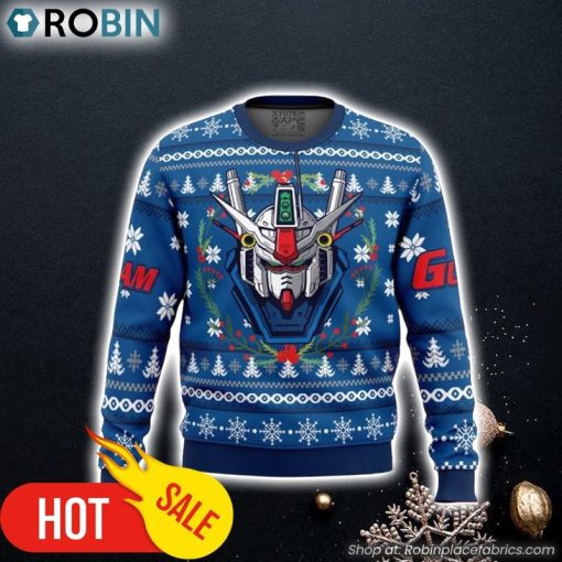 Mobile Suit RX 78 Gundam Ugly Christmas Sweater 3D For Men and Women
