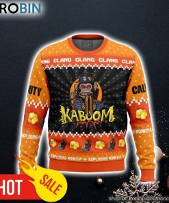 Monkey Bomb Call of Duty Ugly Christmas Sweater 3D For Men and Women