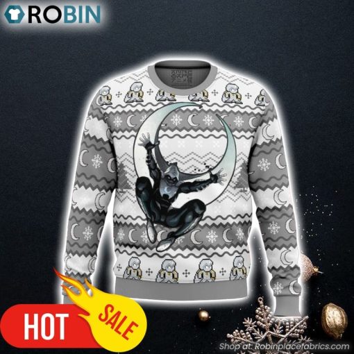 Moon Knight Ugly Christmas Sweater 3D For Men and Women