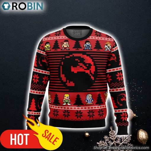 Mortal Kombat Ugly Christmas Sweater 3D For Men and Women