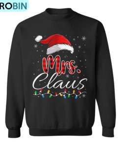Mr And Mrs Claus Couples Matching Christmas Pajamas Santa Ugly Christmas Sweatshirt