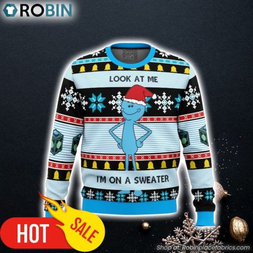 Mr. Meeseeks Ugly Christmas Sweater 3D For Men and Women