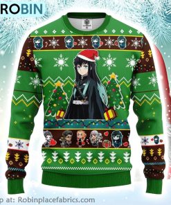Muichiro Tokito Christmas Demon Slayer Anime Ugly Christmas Sweater