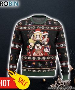 My Hero Academia Boku No Holiday Ugly Christmas Sweater 3D For Men and Women My Hero Academia Boku No Holiday Ugly Christmas Sweater 3D For Men and Women