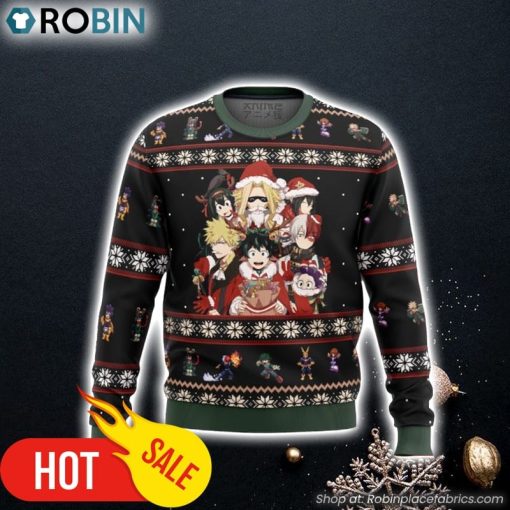 My Hero Academia Boku No Holiday Ugly Christmas Sweater 3D For Men and Women