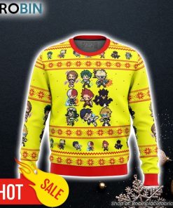 My Hero Academia Boku No Students Ugly Christmas Sweater 3D For Men and Women