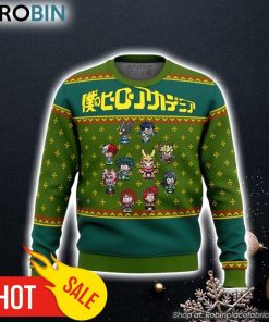 My Hero Academia Sprites Ugly Christmas Sweater 3D For Men and Women