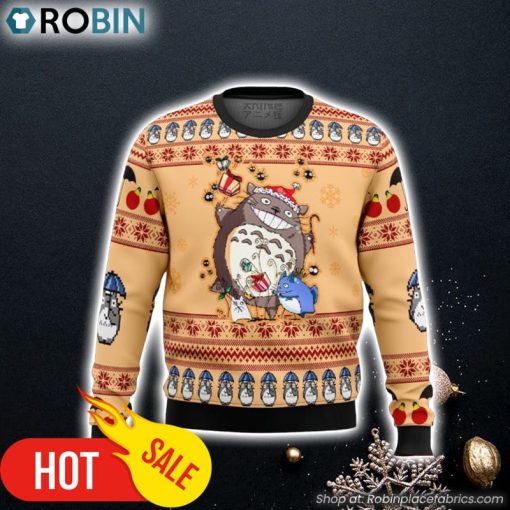 My Neighbor Totoro alt Ugly Christmas Sweater 3D For Men and Women