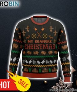 My Roanoke Christmas American Horror Story Ugly Christmas Sweater 3D For Men and Women