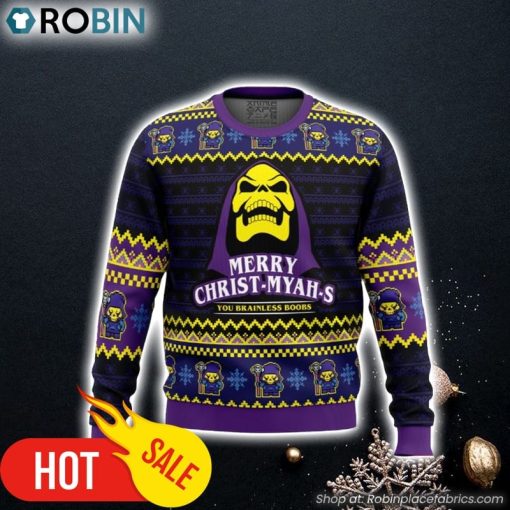 MYAH-rry Christ-MYAHs He-Man Ugly Christmas Sweater 3D For Men and Women