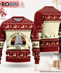 Nakatomi Plaza Red Ugly Christmas Sweater, Party 1988 Xmas Sweatshirt