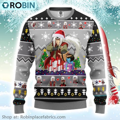 Naruto Anime Santa Jiraiya Ugly Christmas Sweater