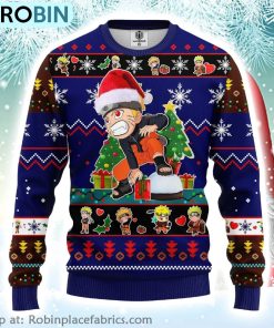 Naruto Anime Santa Naruto Ugly Christmas Sweater
