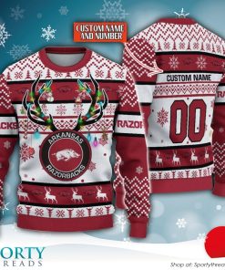 ncaa-arkansas-razorbacks-reindeer-ugly-christmas-sweater-1