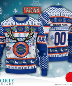 NCAA Florida Gators Reindeer Reindeer Ugly Christmas Sweater